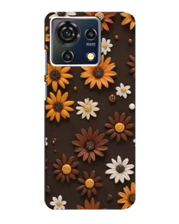 Чехол для ZTE Blade V50 Vita с картинкой «Узор из маленьких подсолнухов» Чехол для ZTE Blade V50 Vita с картинкой «Узор из маленьких подсолнухов»