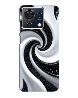 Чехол для ZTE Blade V50 Vita с картинкой «Черно-белая спираль» Чехол для ZTE Blade V50 Vita с картинкой «Черно-белая спираль»