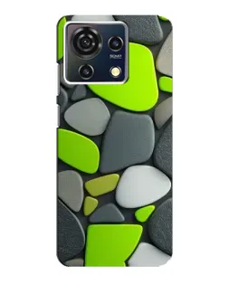 Чехол для ZTE Blade V50 Vita с картинкой «Яркая неоновая галька»