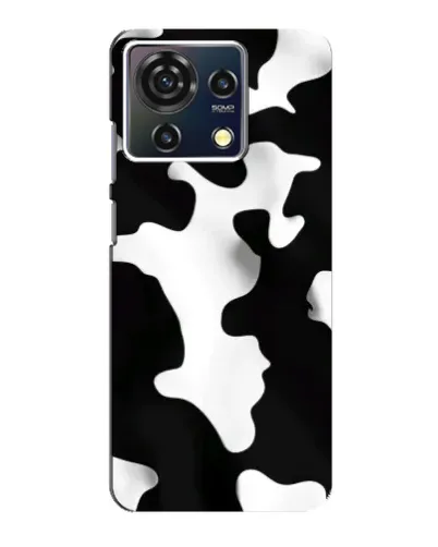 Чехол для ZTE Blade V50 Vita с картинкой «Черно-белое пятно»