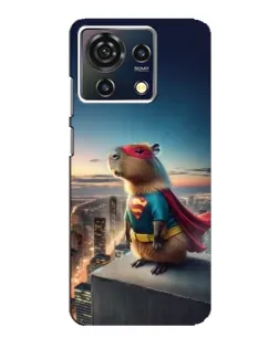 Чехол для ZTE Blade V50 Vita с картинкой «Капи-мен супергерой»