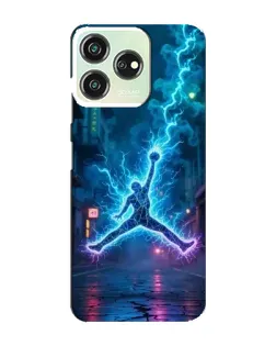 Чехол для ZTE Blade V50 с картинкой «Jordan Gold Jumpman»