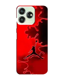 Чехол для ZTE Blade V50 с картинкой «Jordan Red Smoke»