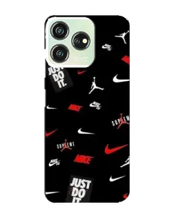 Чехол для ZTE Blade V50 с картинкой «Nike Mix Pattern»