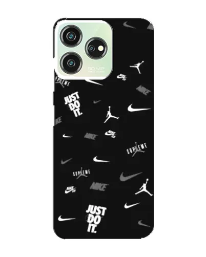 Чехол для ZTE Blade V50 с картинкой «Nike Black Pattern» Чехол для ZTE Blade V50 с картинкой «Nike Black Pattern»