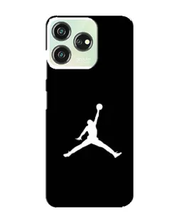 Чехол для ZTE Blade V50 с картинкой «Jordan Silhouette»