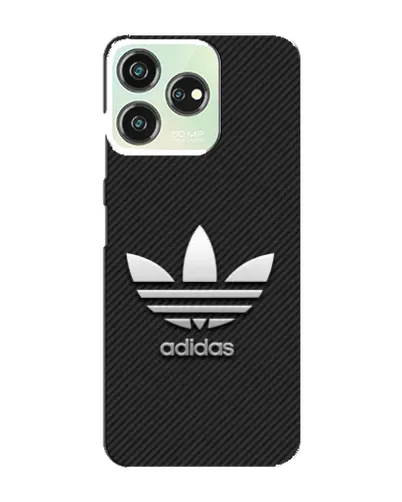 Чехол для ZTE Blade V50 с картинкой «Adidas Карбоновая текстура»