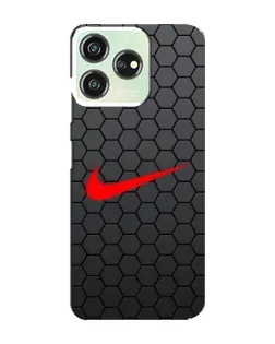 Чехол для ZTE Blade V50 с картинкой «Nike — карбоновая сетка»