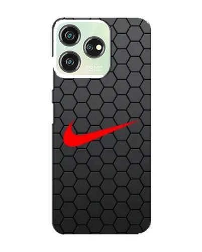 Чехол для ZTE Blade V50 с картинкой «Nike — карбоновая сетка»