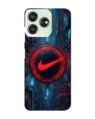 Чехол для ZTE Blade V50 с картинкой «Техногенный стиль Nike»