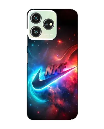 Чехол для ZTE Blade V50 с картинкой «Огненный логотип Nike»
