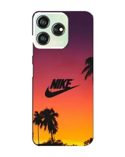 Чехол для ZTE Blade V50 с картинкой «Nike на закате солнца»