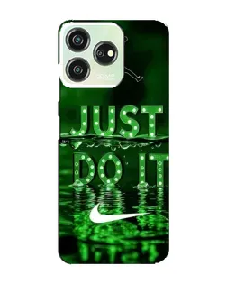 Чехол для ZTE Blade V50 с картинкой «Зеленый неоновый Nike»