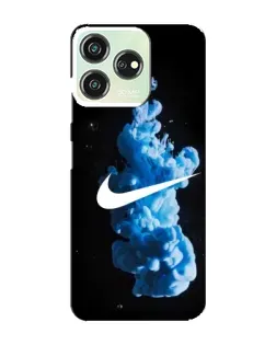 Чехол для ZTE Blade V50 с картинкой «Nike и синий дым»