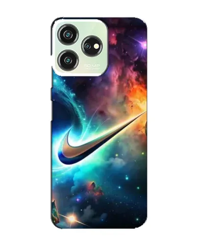 Чехол для ZTE Blade V50 с картинкой «Космический Nike Swoosh»