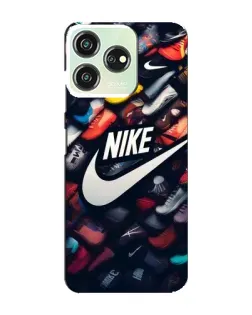 Чехол для ZTE Blade V50 с картинкой «Коллекция кроссовок Nike»