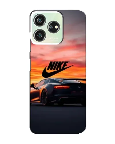 Чехол для ZTE Blade V50 с картинкой «Nike и суперкар»