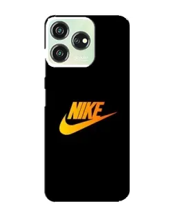 Чехол для ZTE Blade V50 с картинкой «Золотой логотип Nike»