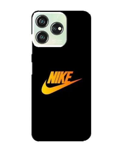 Чехол для ZTE Blade V50 с картинкой «Золотой логотип Nike»