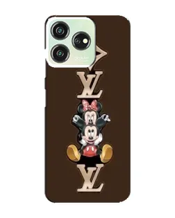 Чехол для ZTE Blade V50 с картинкой «LV и Микки Маус»
