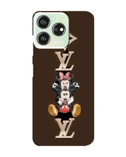 Чехол для ZTE Blade V50 с картинкой «LV и Микки Маус»