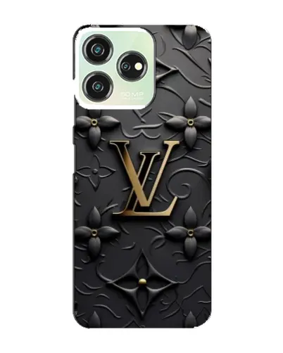 Чехол для ZTE Blade V50 с картинкой «Кожаная текстура LV»