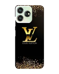 Чехол для ZTE Blade V50 с картинкой «LV — золотые искры»