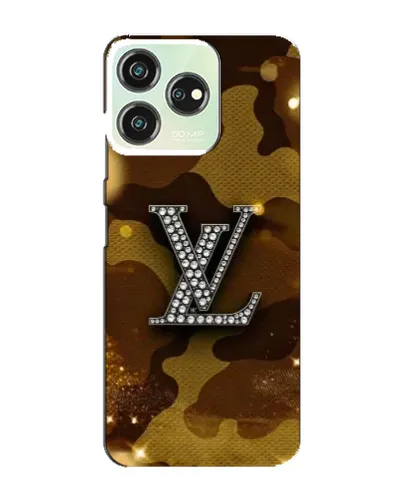 Чехол для ZTE Blade V50 с картинкой «Камуфляжный Louis Vuitton»