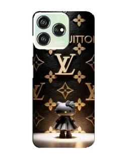 Чехол для ZTE Blade V50 с картинкой «Монограмма с фигурой»