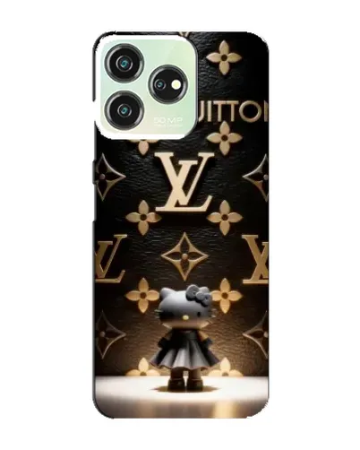 Чехол для ZTE Blade V50 с картинкой «Монограмма с фигурой»