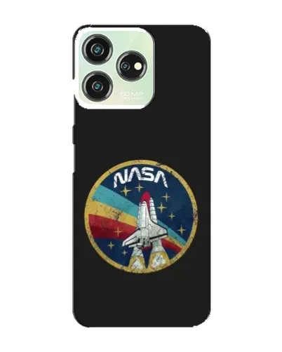 Чехол для ZTE Blade V50 с картинкой «NASA — эмблема миссии»