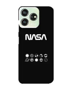 Чехол для ZTE Blade V50 с картинкой «NASA — технический принт»