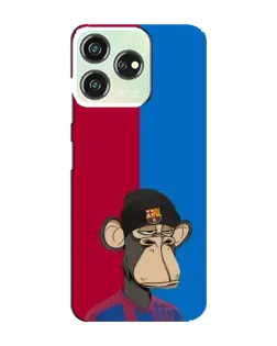 Чехол для ZTE Blade V50 с картинкой «Bored Ape — фанат Барсы»