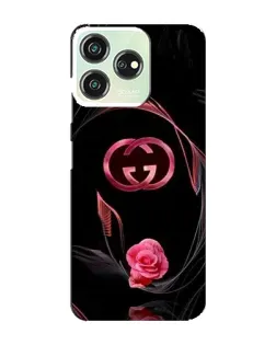 Чохол для ZTE Blade V50 з картинкою «Gucci — неонова троянда»