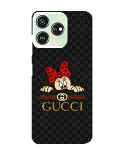Чохол для ZTE Blade V50 з картинкою «Мінні Маус Gucci — чорний»