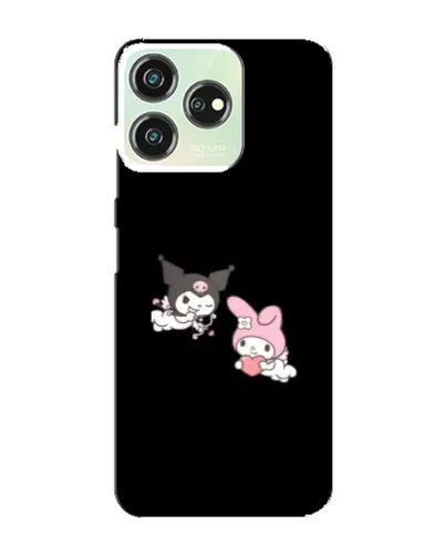 Чехол для ZTE Blade V50 с картинкой «My Melody и Kuromi»