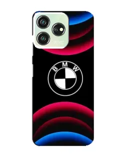Чохол для ZTE Blade V50 з картинкою «Логотип BMW та неонові дуги»
