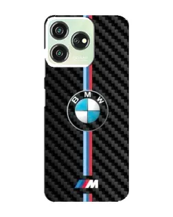 Чохол для ZTE Blade V50 з картинкою «Емблема BMW та карбон»