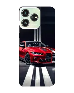 Чохол для ZTE Blade V50 з картинкою «Червона BMW на дорозі»