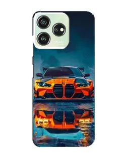 Чохол для ZTE Blade V50 з картинкою «BMW — золота емблема»