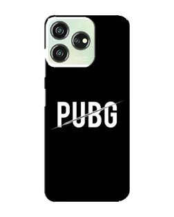 Чохол для ZTE Blade V50 з картинкою «PUBG — білий логотип»