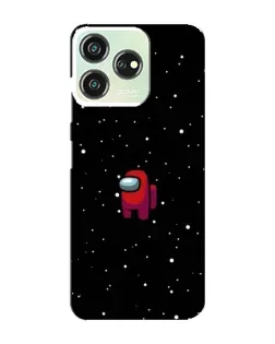 Чехол для ZTE Blade V50 с картинкой «Красный Among Us»