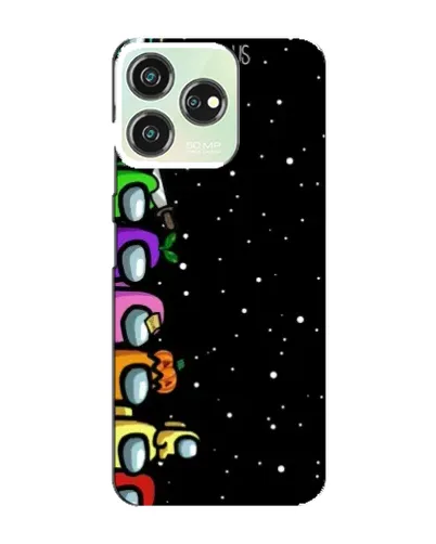 Чехол для ZTE Blade V50 с картинкой «Команда Among Us»