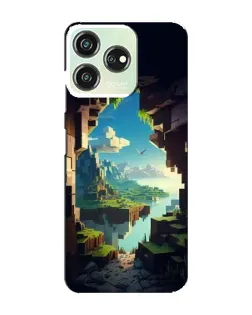 Чехол для ZTE Blade V50 с картинкой «Вид из пещеры»