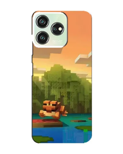Чехол для ZTE Blade V50 с картинкой «Майнкрафт закат солнца» Чехол для ZTE Blade V50 с картинкой «Майнкрафт закат солнца»