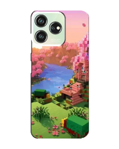 Чехол для ZTE Blade V50 с картинкой «Розовое дерево Minecraft» Чехол для ZTE Blade V50 с картинкой «Розовое дерево Minecraft»