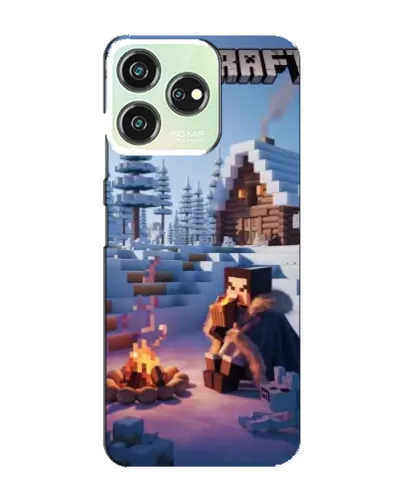 Чехол для ZTE Blade V50 с картинкой «Зимний Minecraft» Чехол для ZTE Blade V50 с картинкой «Зимний Minecraft»