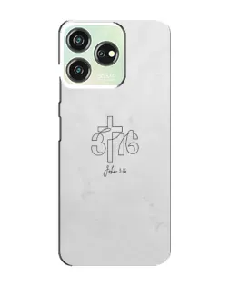 Чехол для ZTE Blade V50 с картинкой «Иоанна 3:16 Крест» Чехол для ZTE Blade V50 с картинкой «Иоанна 3:16 Крест»
