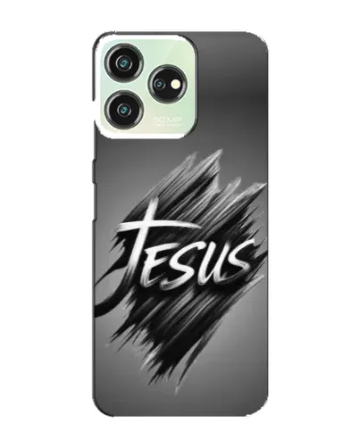 Чехол для ZTE Blade V50 с картинкой «Надпись Jesus Graffiti»