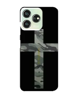 Чехол для ZTE Blade V50 с картинкой «Милитари Крест»